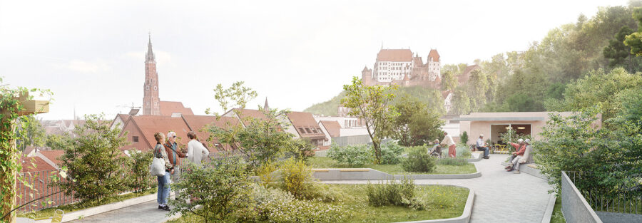 LEICHTphysics Wohnen am Kupfereck Seniorenwohnen garten aussicht burg trausnitz